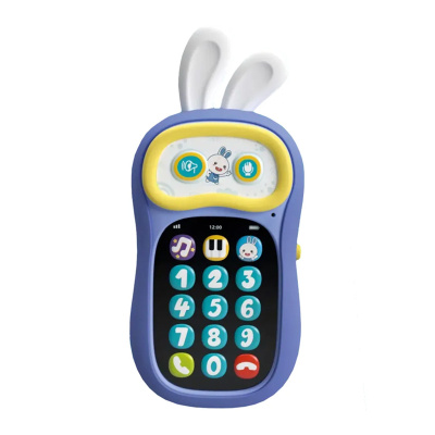 Интерактивная игрушка телефон Ушастик-Лапочка P3 фиолетовый Alilo 60420 1